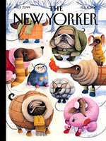 New York Puzzle Company - New Yorker Baby It's Cold Outside - 1000 Piece Jigsaw Puzzle