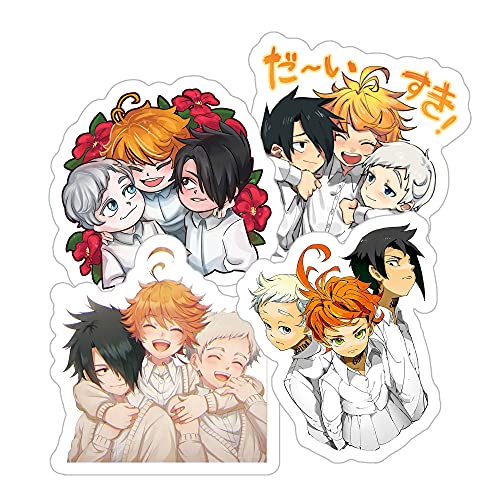 The Promised Neverland Ray Norman Emma Cutie Team Sticker Size 2 Inch