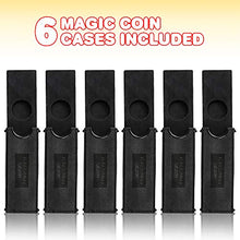 Load image into Gallery viewer, ArtCreativity Coin Trick Magic Slider Cases, Set of 6, Magic Toys and Party Favors for Kids, Magician Props for Boys and Girls, Fun Goodie Bag Fillers, Prank and Gag Toys for Children
