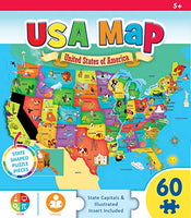 MasterPieces Explorer Kids - USA Map - 60 Piece Kids Puzzle