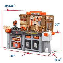 Load image into Gallery viewer, Step2 Pro Play Workshop &amp; Utility Bench | Kids Pretend Play Workbench &amp; Tools Set
