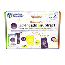 Load image into Gallery viewer, Learning Resources LSP1216-UK Tackling ADD &amp; Subtract Class Set, Multi
