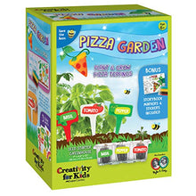 Load image into Gallery viewer, Creativity for Kids Pizza Garden Kit - Grow Your Own Pizza Vegetable and Herbs - Gardening Kit for Kids
