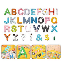 Load image into Gallery viewer, Toyvian 1 Set Blackboard Magnetic English Decals Toddlers Magnet Toy
