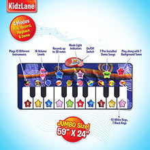 Load image into Gallery viewer, Kidzlane Durable Piano Mat, 10 Selectable Sounds, Play and Record, for Kids 2 to 5, Dance and Learn
