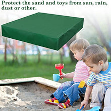 Load image into Gallery viewer, MIKIMIQI Sandbox Cover, Square Sandbox Sandpit Cover with Drawstring Waterproof Sandbox Pool Cover Oxford Protective Cover for Sandpit Canopy Sand Toys Protection Cover for Outdoor (200X200CM)
