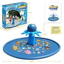 Load image into Gallery viewer, Blasland Splash Pad, Octopus Splash Pads for Toddlers 1-3, Sprinkler Splash Pad for Kids, Inflatable Wading Baby Toddler Pool, Fun Summer Outdoor Water Toys for 2 3 4 5 6 7 8 Years Old Boys Girls

