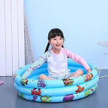 Load image into Gallery viewer, ZZK Children&#39;s Inflatable Swimming Pool Outdoor Baby Swimming Pool Portable Water Game Cylinder Baby Inflatable Swimming Pool Kids Swimming Bathing Pool,A,150X25cm
