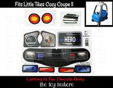Load image into Gallery viewer, Replacement Decals Stickers Fits Little Tikes Cozy Coupe II Car Toy Black Badge
