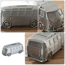 Load image into Gallery viewer, Tomaibaby Alloy Piggy Bank Bus Money Saving Bank Creative Car Coin Bank Coin Saving Pot Piggy Bank Home Desktop Decoration
