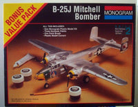 B-25j Mitchell Wwii Bomber By Monogram Scale 1:48