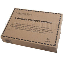 Load image into Gallery viewer, Orbrium Toys 6 Arches Viaduct Bridge for Wooden Railway Track Fits Thomas Trains Brio set
