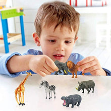 Load image into Gallery viewer, Safari Animal Toys Realistic Mini Wild Animal Figurines Sets, Party Cake Topper and Decorations for Boys Toddlers
