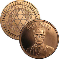 2017 Mini Mintage 1 oz .999 Pure Copper Round/Challenge Coin (#28 Debt Slave)