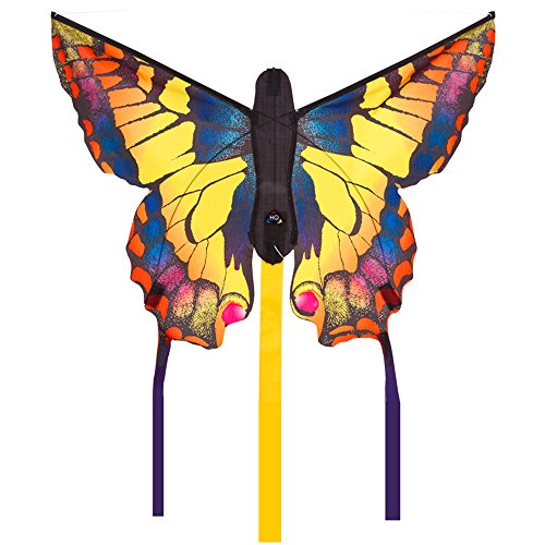 HQ Kites Swallowtail R Butterfly Kite   20 Inch Single - Line Kite with Tail - Active Outdoor Fun for Ages 5 and Up