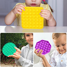 Load image into Gallery viewer, RadBizz Push Pop Bubble Fidget Sensory Toy - for Autism, Stress, Anxiety - Kids and Adults (3 Pack)
