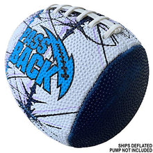 Load image into Gallery viewer, Passback Peewee Rubber (Blue) Football, Ages 4-8, Elementary Training Football
