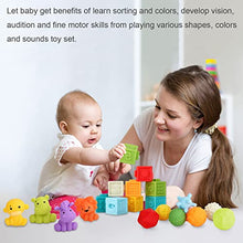 Load image into Gallery viewer, Baby Toys 0-6 to 12 Months Toddler Bath Toys Age 1-4 Sensory Toys Stacking Blocks Textured Multi Ball Set Infant Learning Montessori Toys for 9 18 Month 1 2 3 4 Year Old Boy Girl Squeaks
