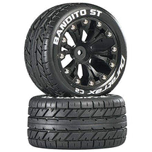 Load image into Gallery viewer, Duratrax Bandito ST 2.8&quot; 2WD Mounted Rear C2 Tires, Black (2), DTXC3542

