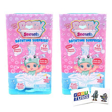 Load image into Gallery viewer, Baby Secrets Bathtime Surprise New! Shower Playset (2 Pack) with 2 GosuToys Stickers

