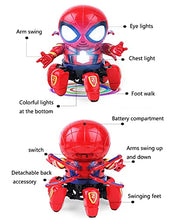 Load image into Gallery viewer, WZCSLM- Cool Spider Robot with Six Paws -Colorful Lights, Music, Move Dancing - for Kids Ages 3 &amp; Up Gift (Black)
