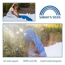 Load image into Gallery viewer, Sarah&#39;s Silks - Enchanted Playsilk, 100% Real Silk, Eco-Friendly Dye, 35-Inch Square Silk Play Scarf - Starry Night
