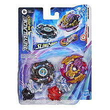 Load image into Gallery viewer, BEYBLADE Burst Surge Dual Collection Pack Hypersphere Zone Balkesh B5 and Slingshock Wraith Driger F Battling Game Top Toys

