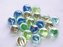 Load image into Gallery viewer, New 40 Pcs Glass Marbles Colorful Swirls Core Beautifull Boulder Assortment Game Worldwide
