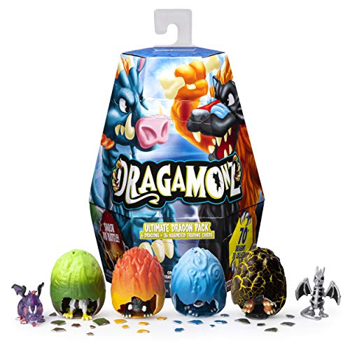 Dragamonz, Ultimate Dragon 6 Pack, Collectible Figure & Trading Card Game, for Kids Aged 5 & Up