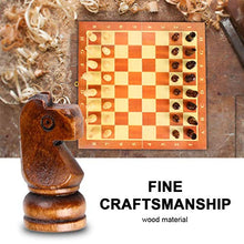 Load image into Gallery viewer, Chess Board Game, Wooden Chess Set, Portable Travel for School for Home Family Activities

