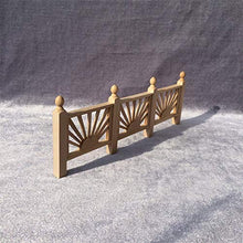 Load image into Gallery viewer, DIY Dollhouse Miniature 1:12 Scale Bar Fences Picket Fence Balusters Railing; Lot 2 Pieces
