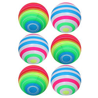 BESPORTBLE 8pcs Beach Balls in Bulk Colorful Ball Toys Rainbow Color Beachballs Interesting Ball Playthings for Kids