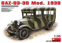 Load image into Gallery viewer, MiniArt Models 1/35 GAZ-03-30 1938 Vehicle Kit
