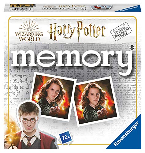 Ravensburger - Memory Harry Potter Game Memory, 72 Cards, Recommended Age 4+, 20648