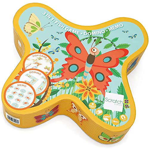 Scratch Game: 3-in-1 Butterfly Game