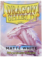 Load image into Gallery viewer, Dragon Shield Matte White 100 Protective Sleeves
