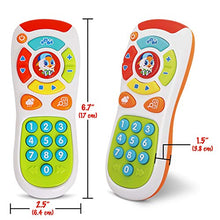 Load image into Gallery viewer, My Remote, My Program  Baby Remote Control Toy for 6 Months Old and Up  20 Unique Learning Remote Buttons, Plays Baby Music Tunes, Flashing Lights, BPA Free and More
