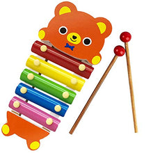 Load image into Gallery viewer, ArtCreativity Teddy Bear Xylophone, 1PC, Fun Musical Instruments for Kids, Colorful Xylophone Music Toy with 2 Sticks, Development Learning Toys for Boys and Girls, Great Birthday Gift Idea
