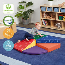 Load image into Gallery viewer, ECR4Kids SoftZone Junior Tiny Twisting Climber - Indoor Active Play Structure for Babies and Toddlers - Soft Foam Play Set, Hands &amp; Feet (5-Piece)
