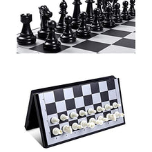 Load image into Gallery viewer, ZLQBHJ 11 Inches Magnetic Travel Chess Set with Folding Chess Board Storage Box for Pieces - for Beginner,Kids and Adults (Size : 28.529.5cm)
