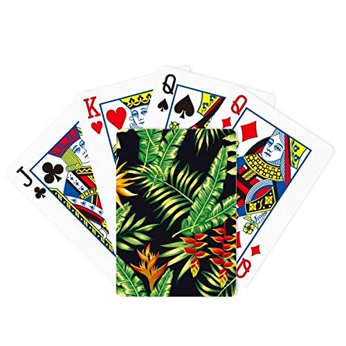 Tropical Leaf Drawing Art Plant Poker Playing Magic Card Fun Board Game