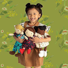 Load image into Gallery viewer, Manhattan Toy Playdate Friends Freddie Machine Washable and Dryer Safe 14 Inch Doll with Companion Stuffed Animal
