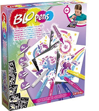 Load image into Gallery viewer, Lansay Blopens - Glitter Unicorn Activity Set - Drawing and Colouring - Ages 6 and Above
