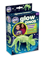 The Original Glowstars Company Stars Glow-in-The-Dark Dinos Triceratops Skeleton Designed for Children Ages 3+ Years, B8804