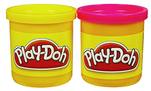 Play-Doh 2-Pack of Cans (Pink and Yellow)