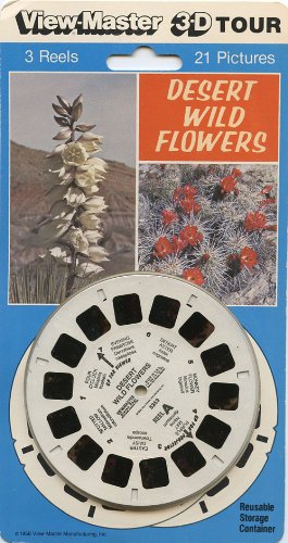 Desert Wild Flowers - Classic ViewMaster 3Reel Set - 21 3D Images