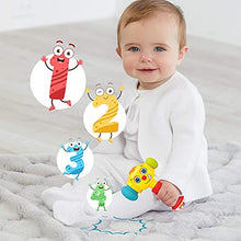 Load image into Gallery viewer, Toy Hammer w/ Lights, Learning Mode and Music Mode  Baby Hammer Toy Plays 6 Short Kids&#39; Songs, Counts 1-10 w/ Baby, Changes Funny Expressions and Lights Up  for Kids 12 Months and Older
