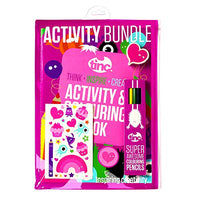 Tinc Activity Pack for Kids | Girls & Boys | Puzzles, Colouring, Wordsearch | Stationery Travel Set | Pink, one size, ACTBMAPK