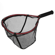 Load image into Gallery viewer, LZKW Handheld Fishing Landing Net, Trout Net Aluminium Alloy Fishing Mesh Trap Fishing Net, for Releasing Catching Keeping Lures(red)
