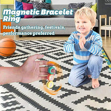 Load image into Gallery viewer, Fish Eating Cat GLDYTIMES Magnetic Toy Bracelet Ring Unzip Toy Magic Ring Props Tools Decompression Toys Magnetic Ring Blister Card Anti-Stress Magnetic Rings Anti Anxiety Novelty Toy
